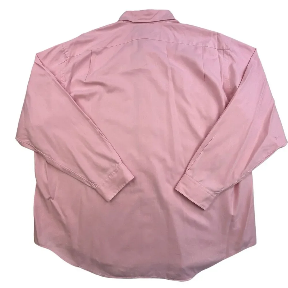 Polo Golf Ralph Lauren Shirt Mens XXL Pink Herringbone Marlowe Oxford Cotton - Picture 7 of 11